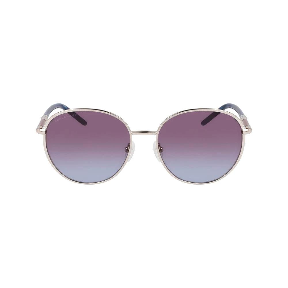 Longchamp Gray Metal Sunglasses by Longchamp