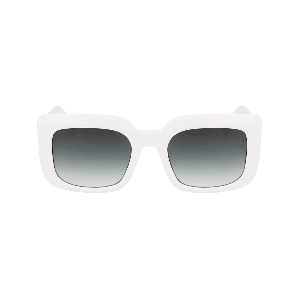 Longchamp LO753S Sunglasses White Acetate Grey Gradient Women – Authentic | HBPS