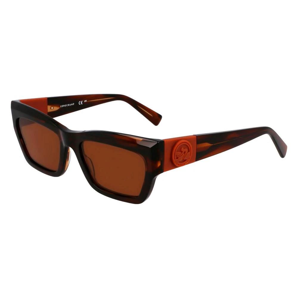 Longchamp Brown Acetate Sunglasses by Longchamp