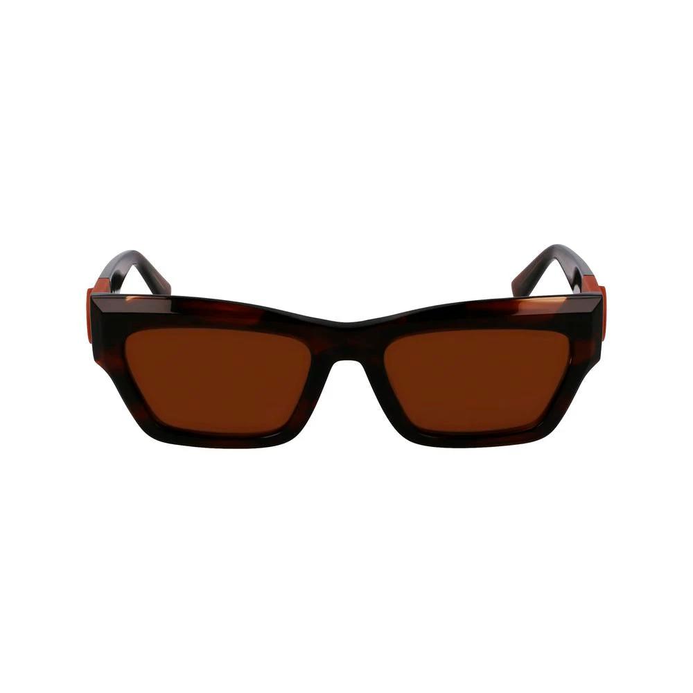 Longchamp Brown Acetate Sunglasses by Longchamp