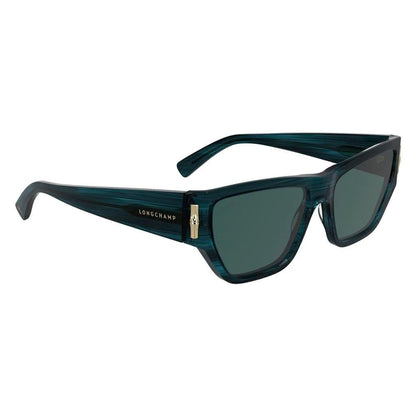 Longchamp Blue Acetate Sunglasses by Longchamp