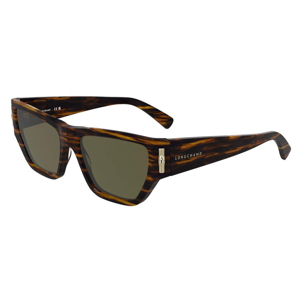 Longchamp Brown Acetate Sunglasses by Longchamp
