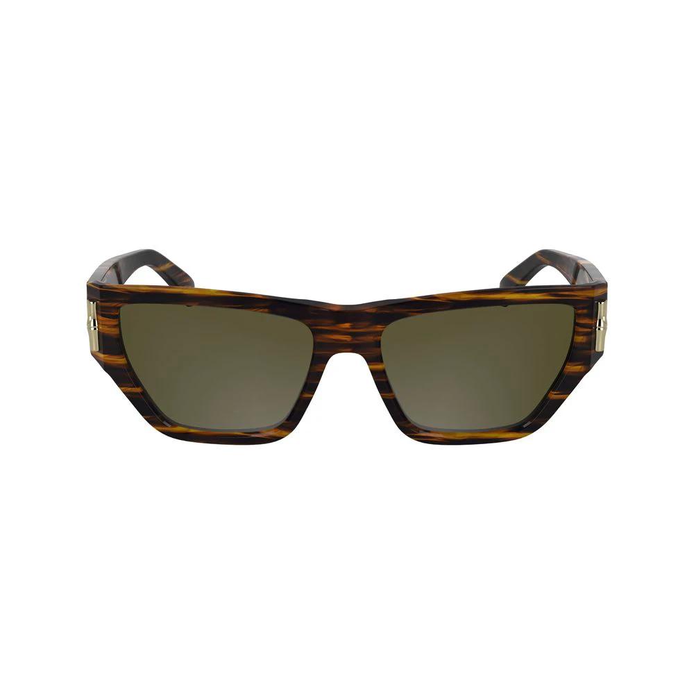 Longchamp Brown Acetate Sunglasses by Longchamp