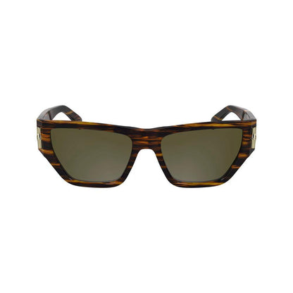 Longchamp Brown Acetate Sunglasses by Longchamp