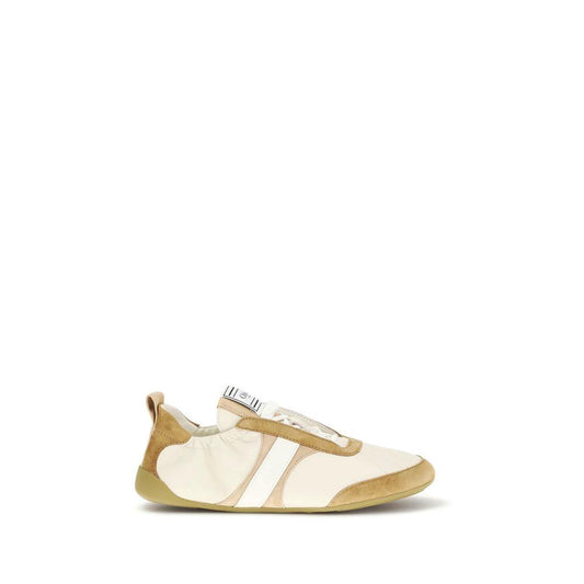 Chloé Beige Goatskin Athletic Sneakers by Chloé