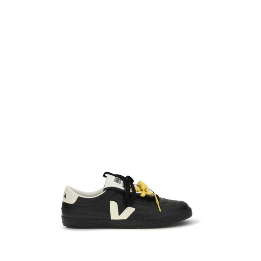 Veja Black Calf Leather Bos Taurus Athletic Sneakers by Veja