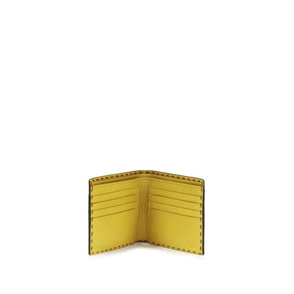 Fendi Brown Calf Leather Bos Taurus Wallet by Fendi
