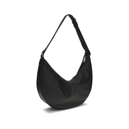Fendi Black Calf Leather Bos Taurus Shoulder Bag
