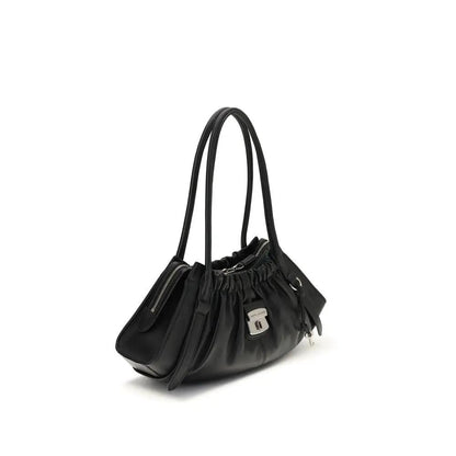 Marc Jacobs Black Lamb Ovis Aries Aries Shoulder Bag by Marc Jacobs