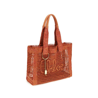 Chloé Multicolor Raffia Shoulder Bag by Chloé