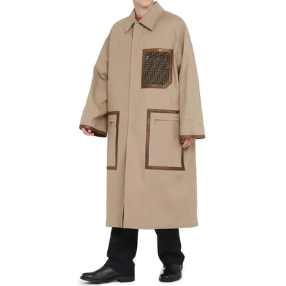 Fendi Beige Cotton Coat by Fendi