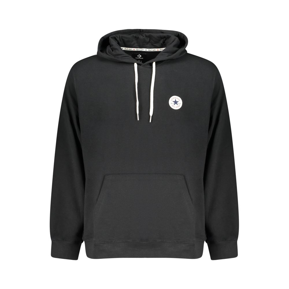 Sweat à capuche Converse homme en coton noir – CO-44306