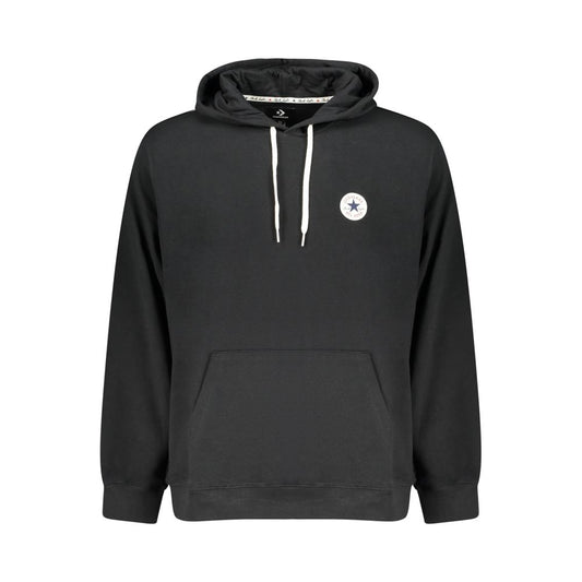 Sweat à capuche Converse homme en coton noir – CO-44306