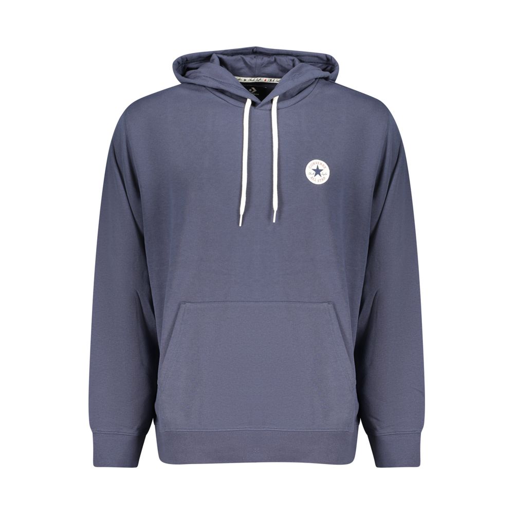 Sweat à capuche Converse homme en coton bleu – CO-44314