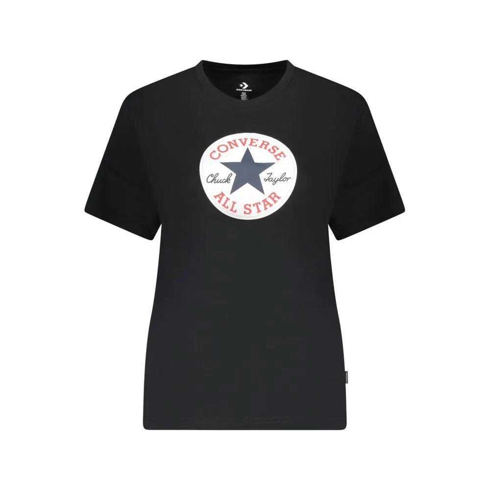 Converse Black Cotton Women's T-Shirt by Converse