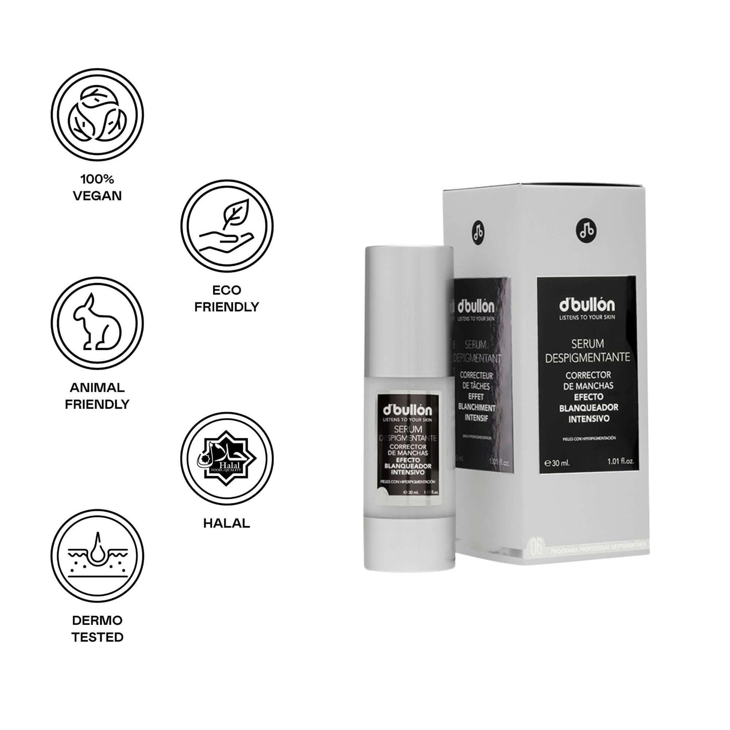 Sérum Despigmentante Facial de Efecto Intensivo - 30 ml