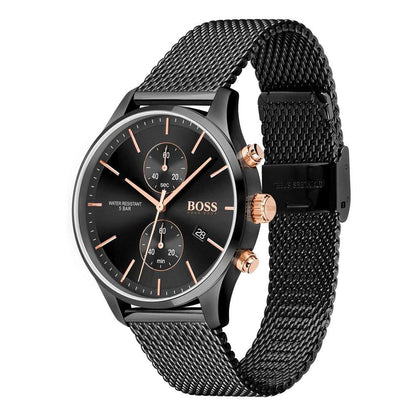 Hugo Boss Black Stainless Steel Dress Watch by Hugo Boss