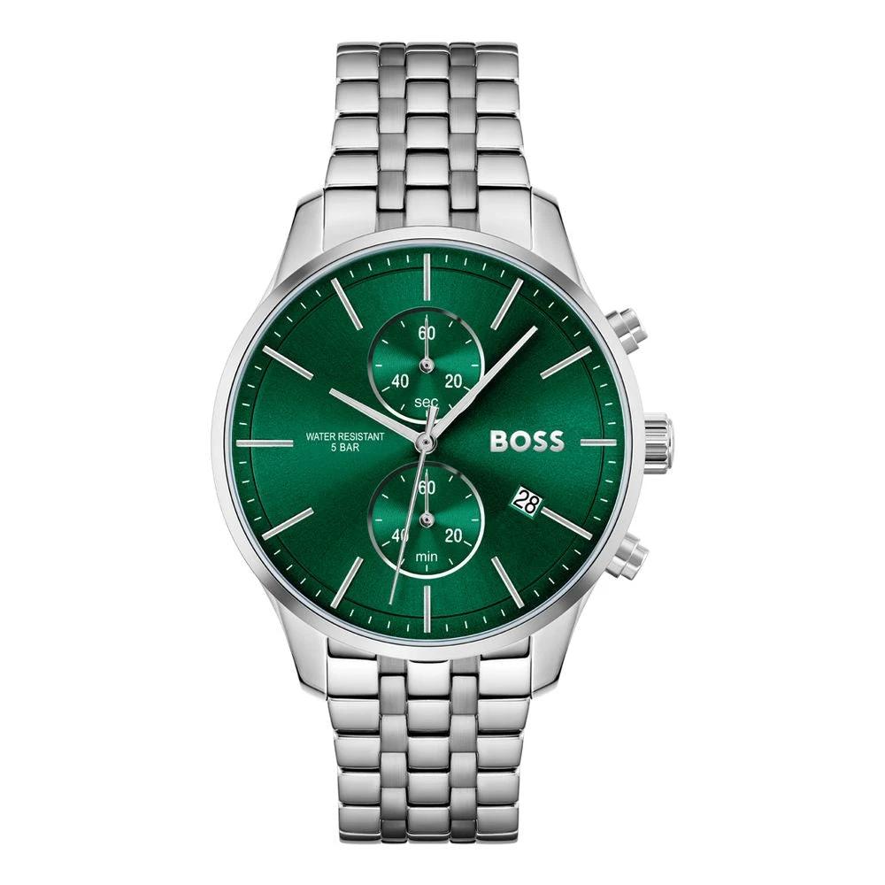 Hugo Boss Gray Stainless Steel Dress Watch by Hugo Boss