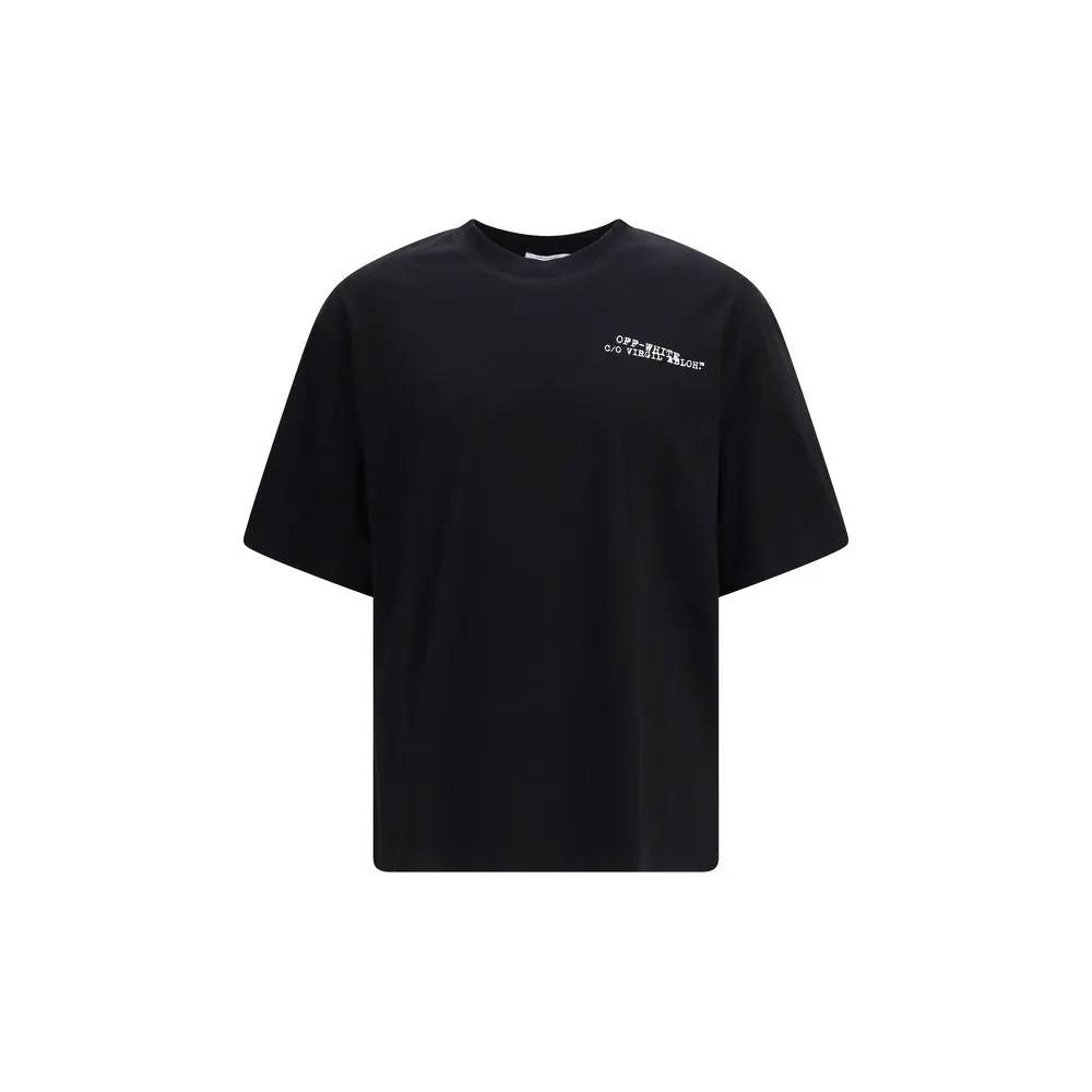 Off-White Black Cotton T-Shirt by Off-White