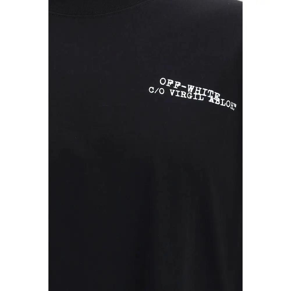 Off-White Black Cotton T-Shirt by Off-White