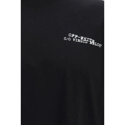 Off-White Black Cotton T-Shirt by Off-White