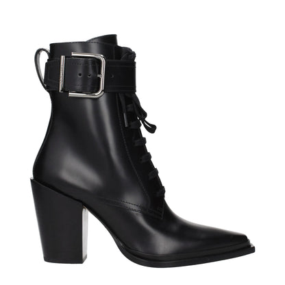 Jimmy Choo Black Leather Ankle Boots by Jimmy Choo