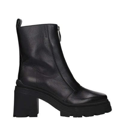 Jimmy Choo Black Leather Ankle Boots by Jimmy Choo