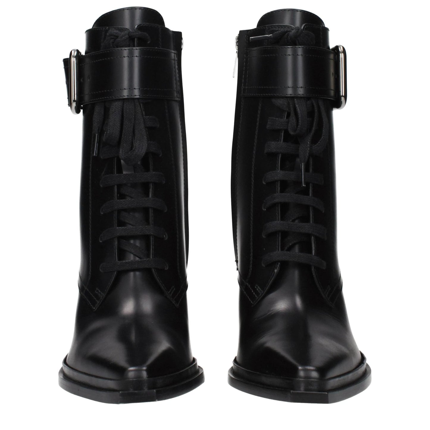 Jimmy Choo Black Leather Ankle Boots by Jimmy Choo