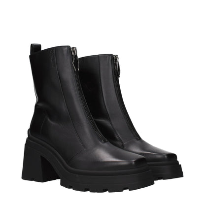 Jimmy Choo Black Leather Ankle Boots by Jimmy Choo