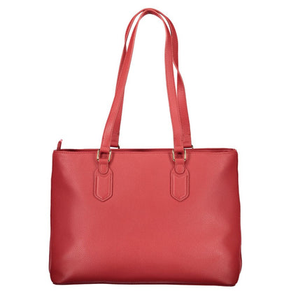 Valentino Red Polyethylene Handbag
