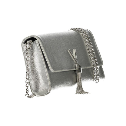 Valentino Gray Polyethylene Handbag