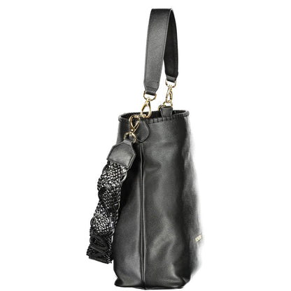 Valentino Black Polyethylene Handbag