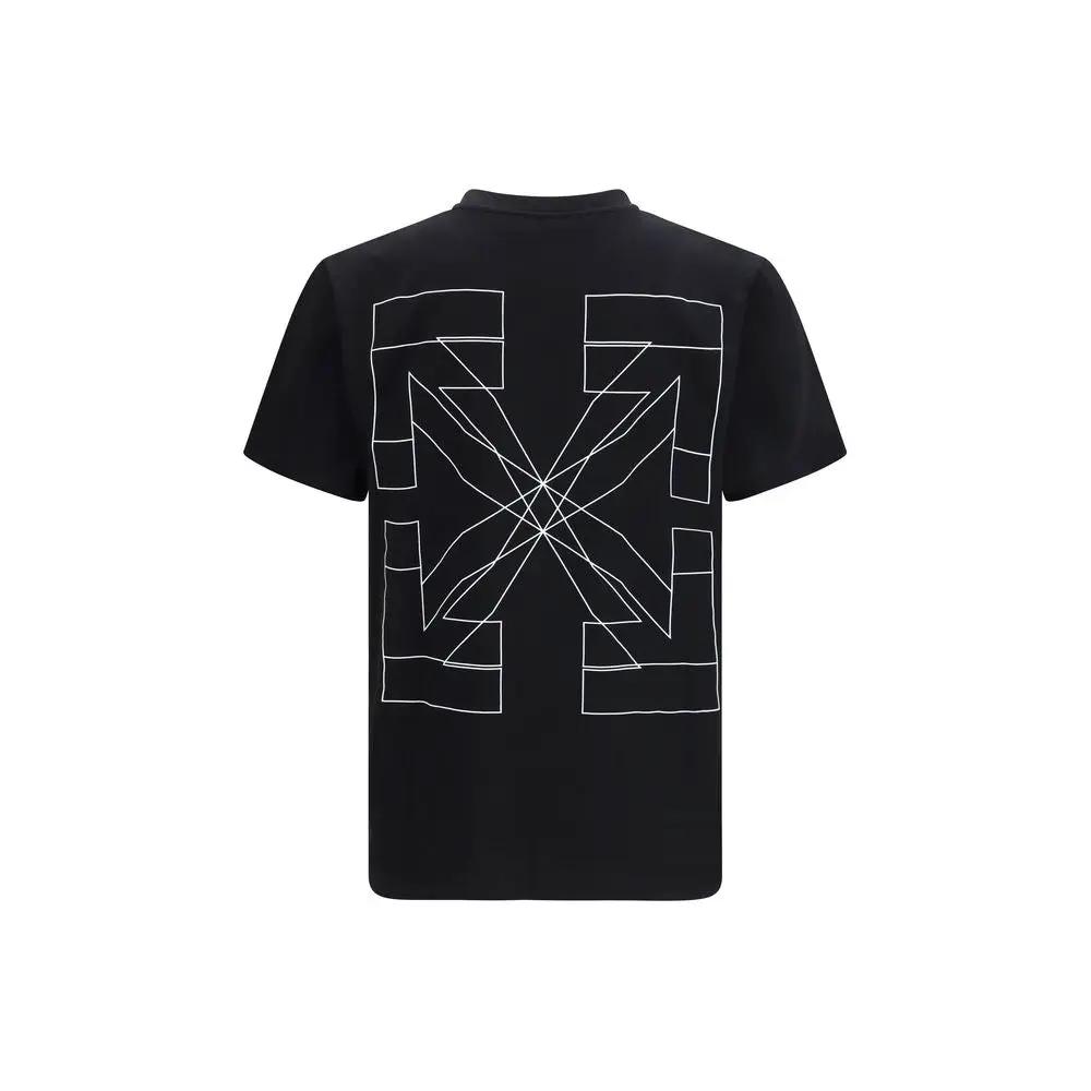 Off-White Black Cotton T-Shirt by Off-White