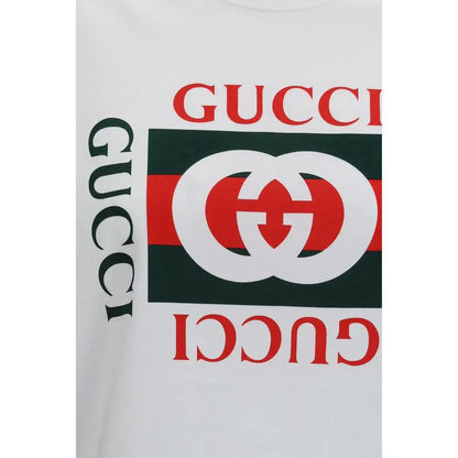Gucci White Cotton T-Shirt by Gucci