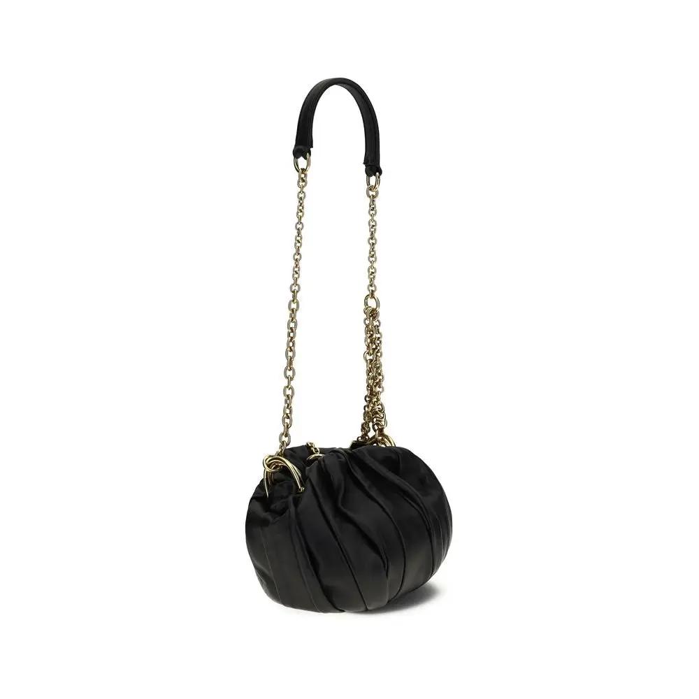 Chloé Black Lamb Ovis Aries Aries Shoulder Bag by Chloé