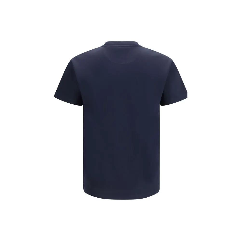 Fendi Blue Cotton T-Shirt by Fendi