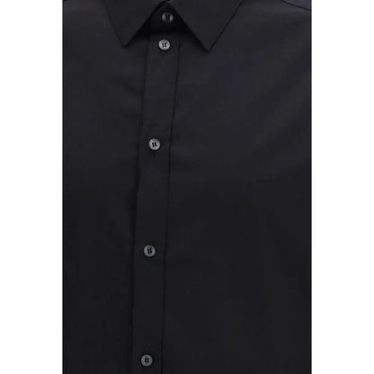 Dolce & Gabbana Black Cotton Dress Shirt by Dolce & Gabbana