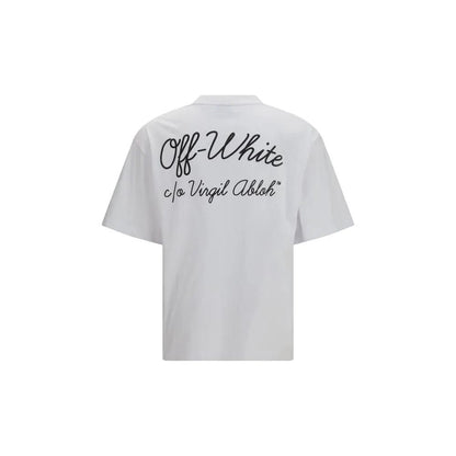 Off-White White Cotton T-Shirt by Off-White