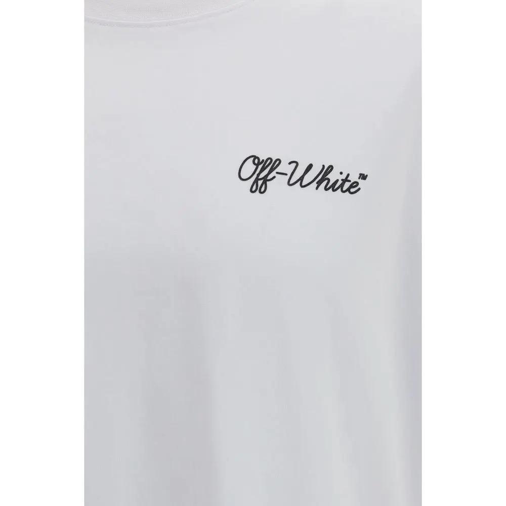 Off-White White Cotton T-Shirt by Off-White
