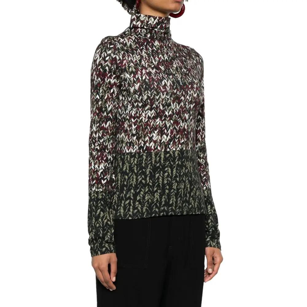 Loewe Bicolor Cotton Long Sleeve T-Shirt by Loewe