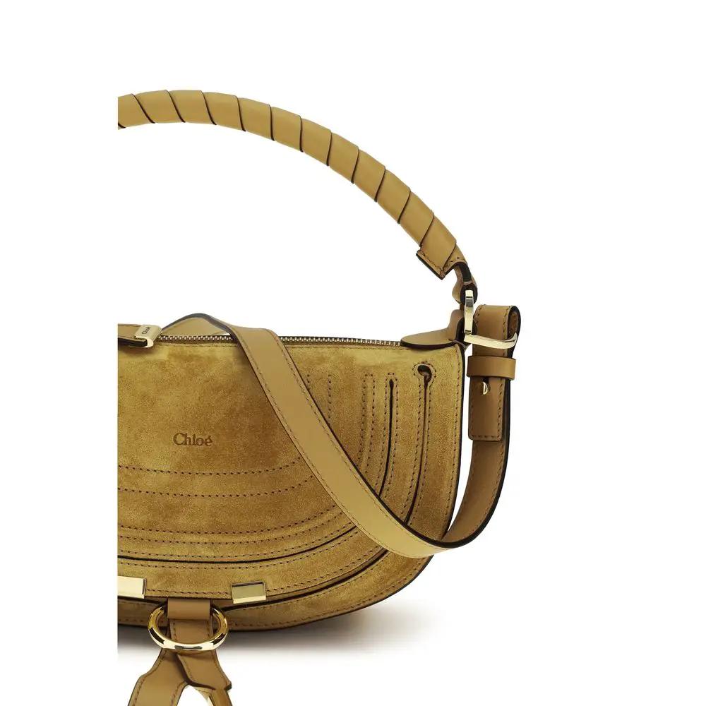 Chloé Brown Calf Leather Bos Taurus Shoulder Bag by Chloé