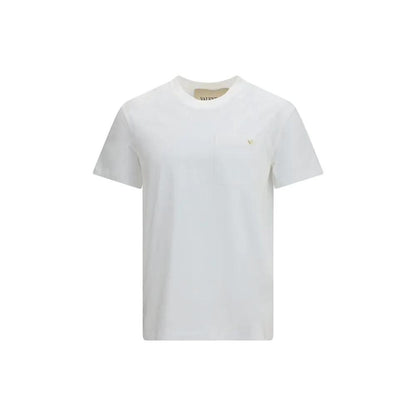 Valentino White Cotton T-Shirt by Valentino