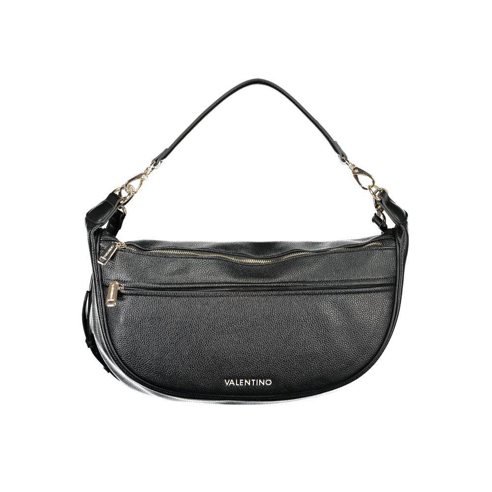 Valentino Black Polyethylene Handbag – Sac Femme Anse Amovible & Bretelle Recyclé