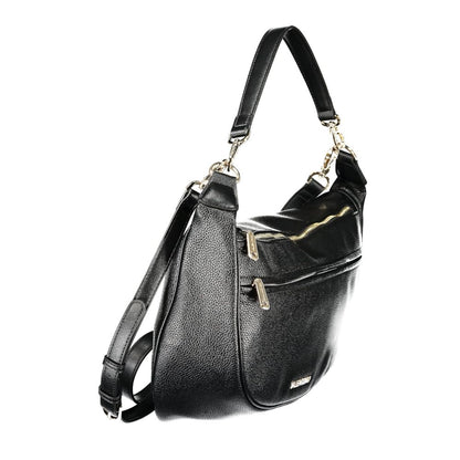 Valentino Black Polyethylene Handbag – Sac Femme Anse Amovible & Bretelle Recyclé