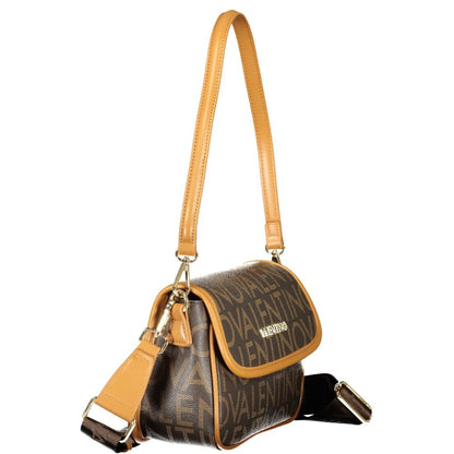 Valentino Brown Polyethylene Handbag