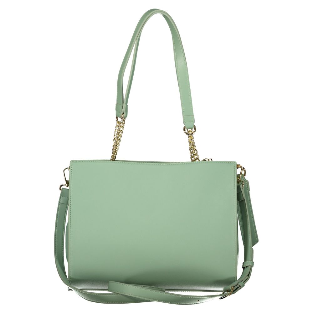 Valentino Green Polyethylene Handbag – Sac Femme Chaînes & Bretelle Recyclé
