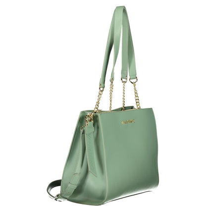 Valentino Green Polyethylene Handbag – Sac Femme Chaînes & Bretelle Recyclé