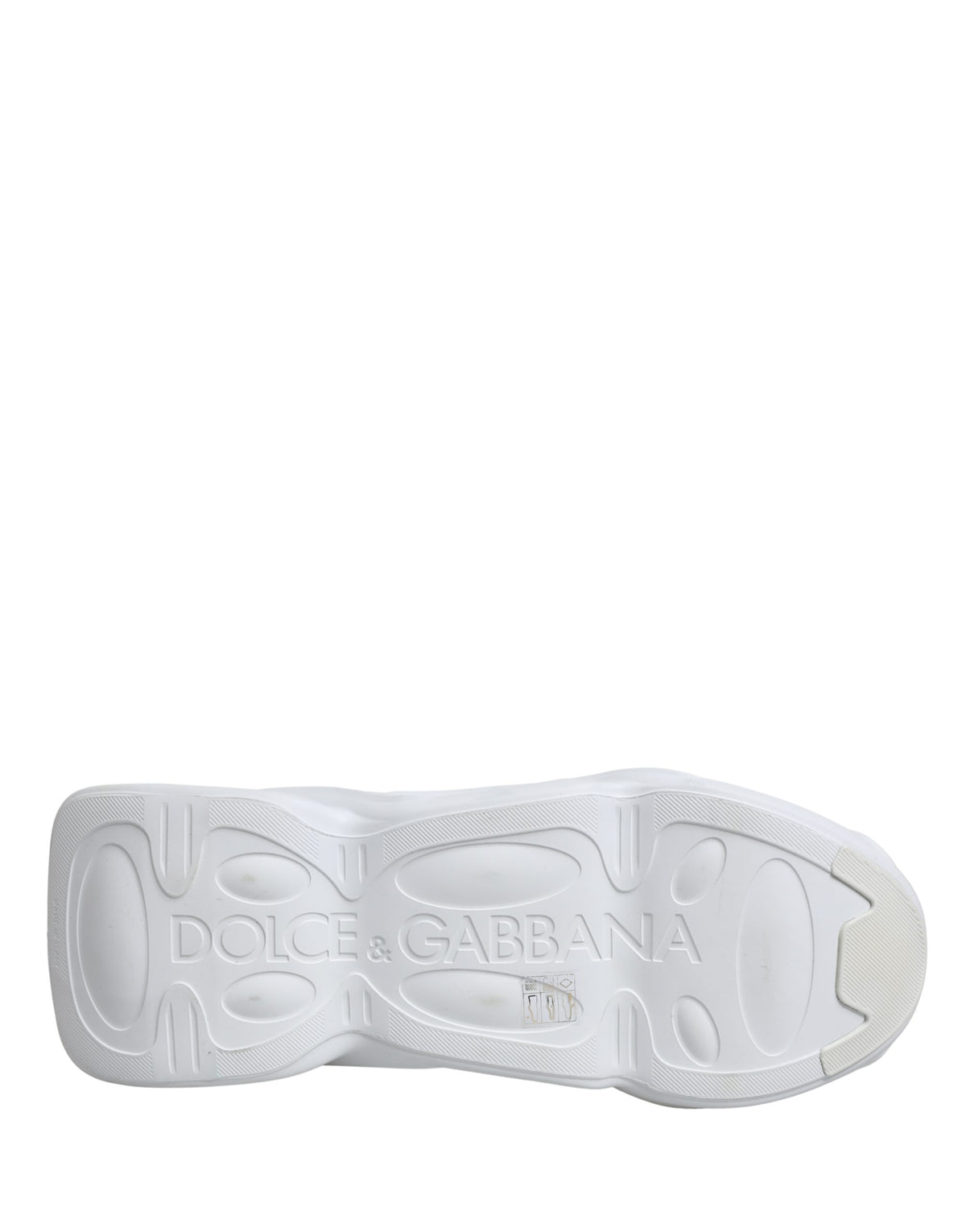 Dolce & Gabbana White Slip On Wave Low Top Sneakers Shoes