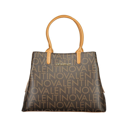 Valentino Brown Polyethylene Handbag