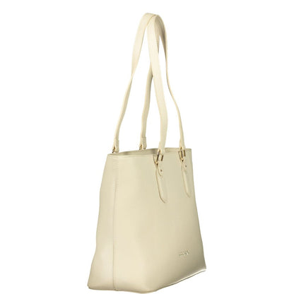 Valentino Beige Polyethylene Handbag